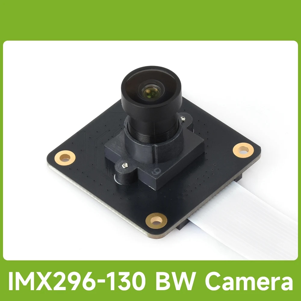 Raspberry Pi Global Shutter Camera Imx296 - Waveshare IMX296 1,6 MP M12 monokamera,